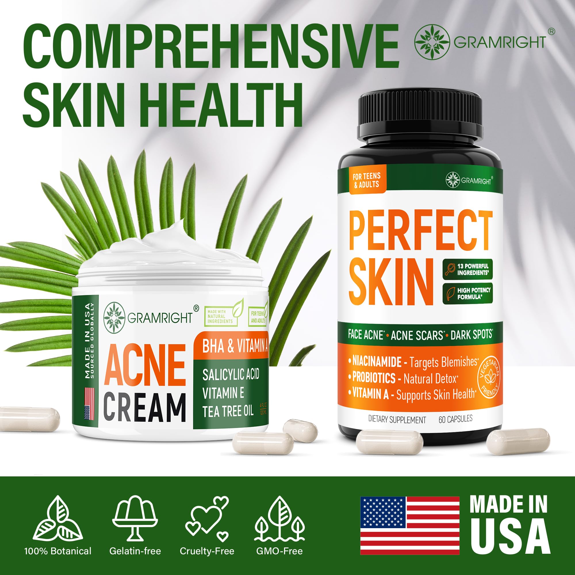 GRAMRIGHT estilo de vida Perfect Skin persona con piel más uniforme