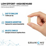 Granions escena lifestyle con producto en baño, muestra cuidado diario
