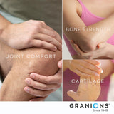 Granions sello de cGMP en el envase indicando calidad y buenas prácticas