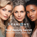 Granions etiqueta nutricional legible mostrando dosificación y contenido