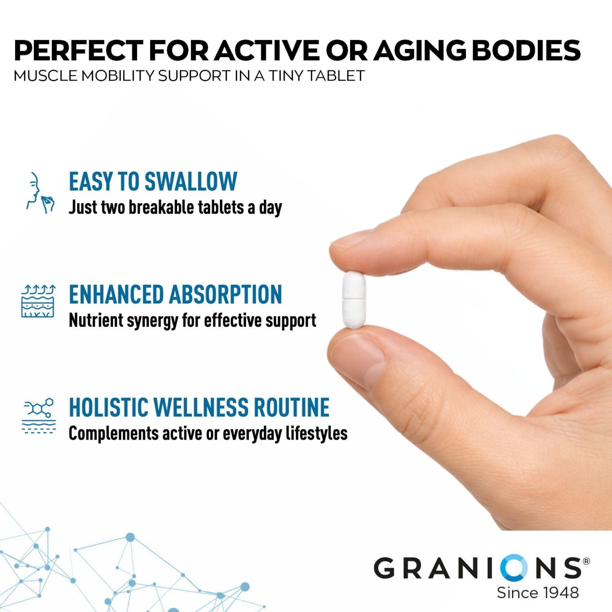 Granions sobre una superficie de gimnasio para ilustrar apoyo tras actividad física