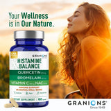 Granions sello vegano y etiquetas de alérgenos para confianza
