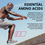 Granite Essential Amino Acids primer plano sabor fresa-limonada que resalta frescura y sabor agradable