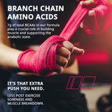 Granite Essential Amino Acids envase abierto mostrando contenido y control de porciones