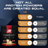 Granite Supplements etiqueta nutricional con calorías y macros claros