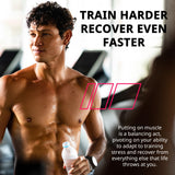 Granite Essential Amino Acids vaso mezclado en uso para hidratación durante el entrenamiento