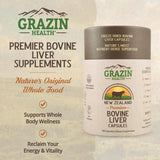 GRAZIN HEALTH polvo de hígado liofilizado textura estable y puro