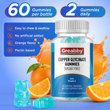 GREABBY caja abierta con gomitas y frasco mostrando contenido