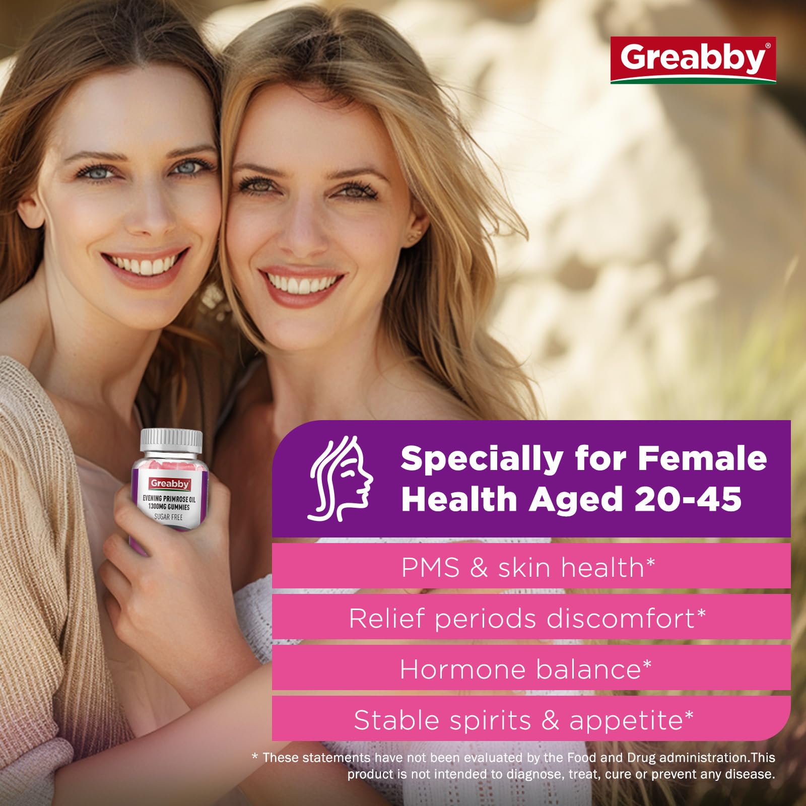 GREABBY gominolas junto a regla para comparar tamaño real