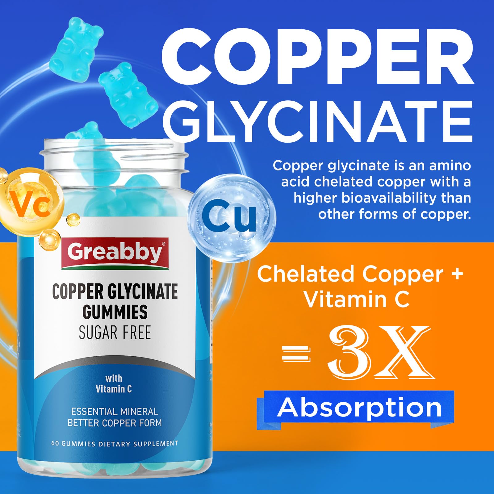 GREABBY etiqueta con lista de ingredientes visible y legible