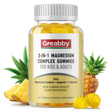 GREABBY frente del envase mostrando marca y cantidad, conveniente y confiable