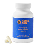 Greco Gum vista frontal del envase claro y etiqueta legible, muestra confianza