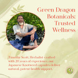 Green Dragon Botanicals producto en rutina matutina, integración al bienestar
