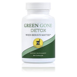 Green Gone detalle de las cápsulas veganas en mano, beneficio formulación vegana fácil de tragar
