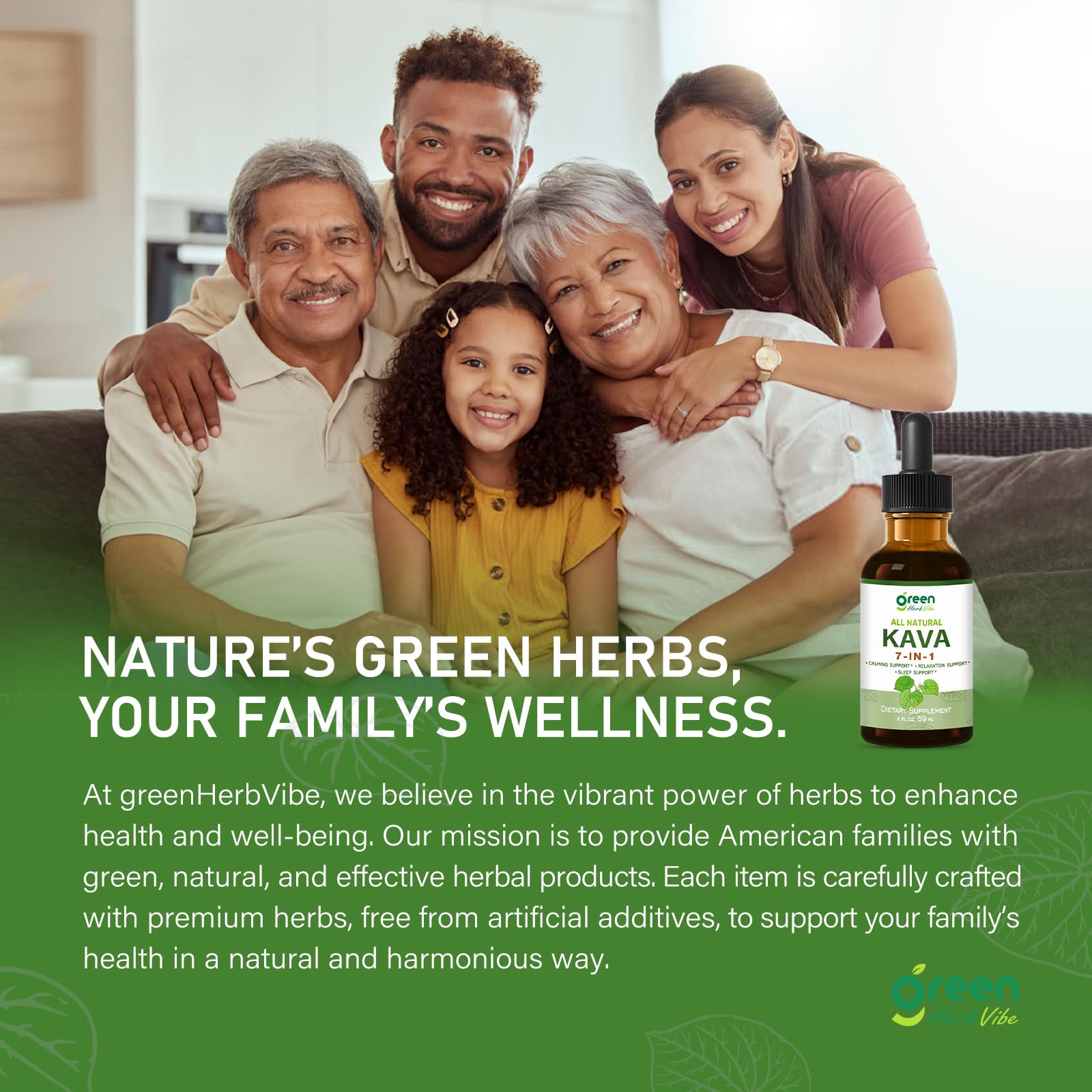 green Herb Vibe cuentagotas dispensando líquido, ilustra control de la dosis y comodidad