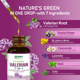 green Herb Vibe gotero con textura del líquido para dosificación precisa