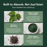 Greena GLOTOX en contexto de cocina, uso diario en estilo de vida sano