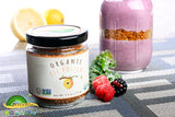 Greenbow polen mezclado en batido vegetal nutritivo y natural