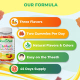 Etiqueta nutricional Greenfield Nutritions con lista de vitaminas y minerales