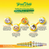 Green Field Nutritions sello halal visible en el envase que garantiza cumplimiento cultural