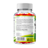 Green Field Nutritions primer plano de textura suave de las gomitas fácil de masticar