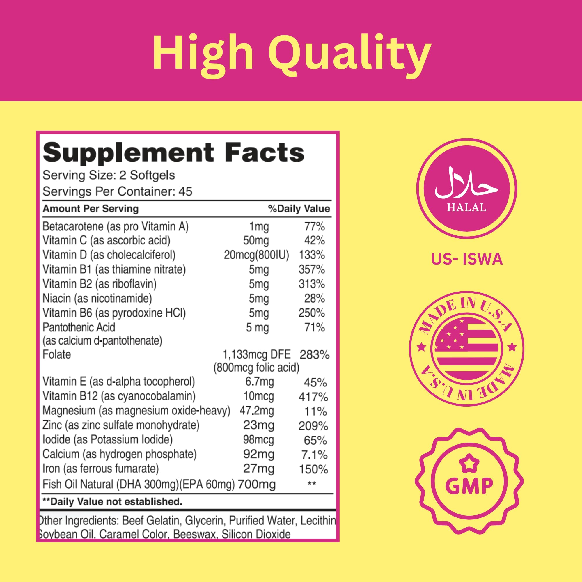 Green Field Nutritions mujer embarazada tomando una softgel para rutina diaria práctica