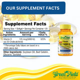Green Field Nutritions softgel aislada sobre fondo blanco destacando forma lisa