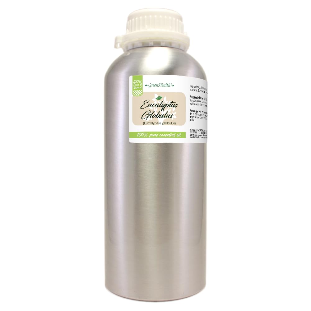 GreenHealth botella de aluminio frontal que conserva y protege el aceite
