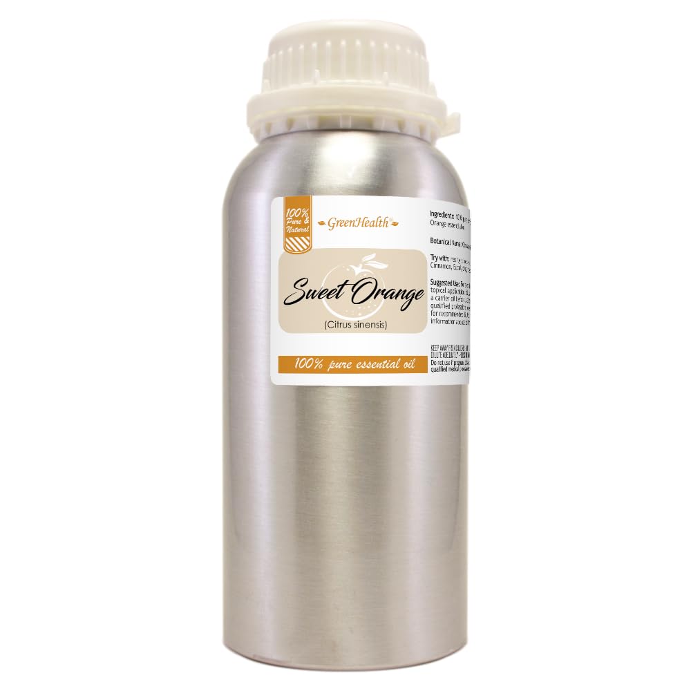 GreenHealth botella frontal de 473 ml protegiendo aroma cítrico