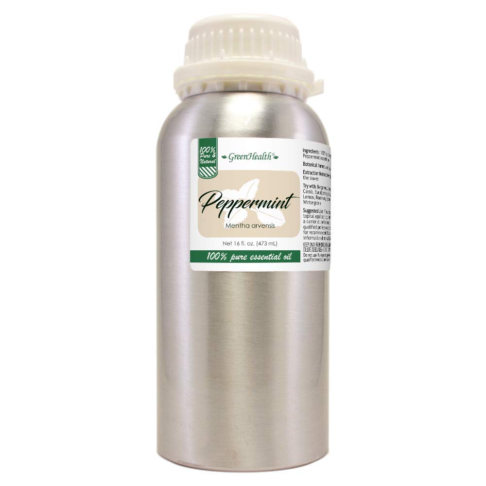 GreenHealth botella frontal de aluminio mostrando el envase seguro y cierre a prueba de fugas