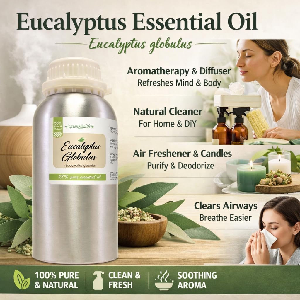 GreenHealth botella al lado de objetos cotidianos para comparar tamaño
