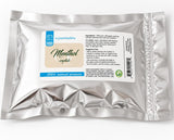 GreenHealth paquete frontal mostrando bolsa metallizada que protege los cristales