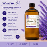 GreenHealth gota de aceite de lavanda en cuchara, presentación pura y limpia