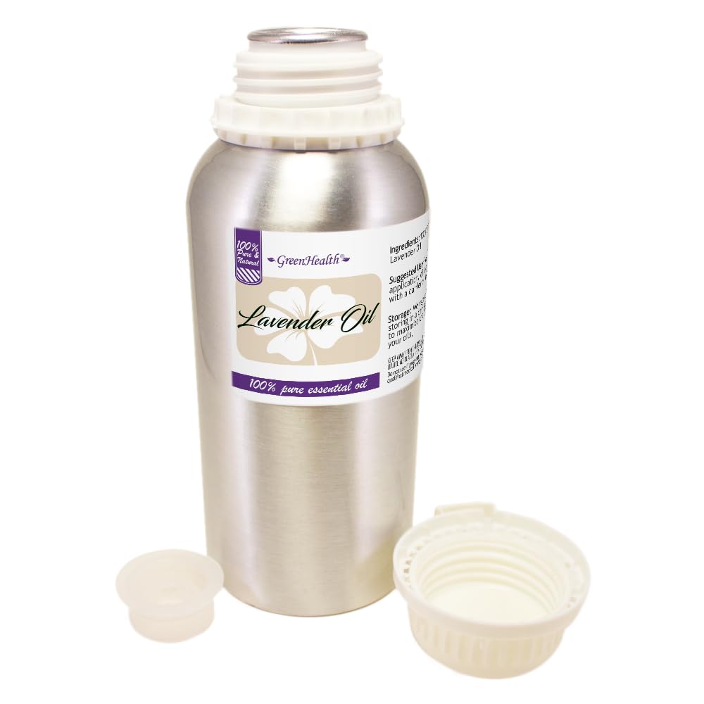 GreenHealth primer plano textura del aceite de lavanda puro con brillo natural