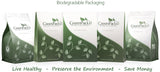 Mano sosteniendo cápsulas GreenPacks para comparar tamaño y facilitar la dosificación