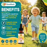 GreenPeach etiqueta con lista de ingredientes orgánicos y beneficios