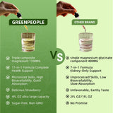 GREENPEOPLE ingredientes botánicos (manzanilla y flor de la pasión) para apoyo calmante