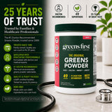 Greens First caja de 30 porciones, formato compacto para llevar y usar