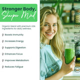 Greens+ algas y vegetales marinos, fuente de minerales y beneficios nutricionales