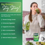 Greens+ en batido verde mezcla fácil y sabor equilibrado