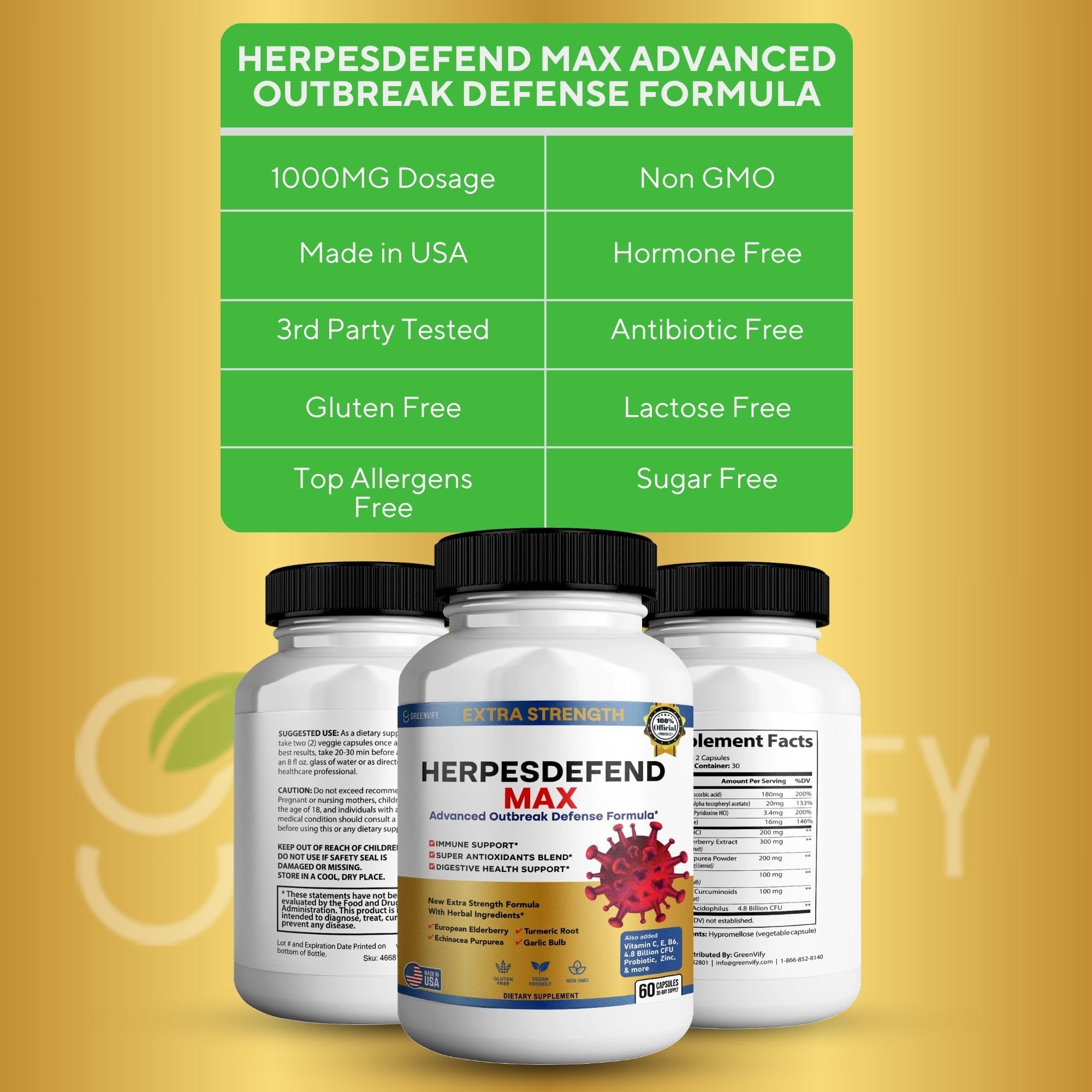 Mezcla de saúco y equinácea representando ingredientes de GREENVIFY para apoyo inmunitario