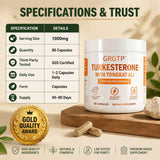 GRGTP producto en gimnasio junto a botella de agua para uso activo