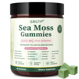 GRGTP gomitas sea moss frontal mostrando envase y beneficios