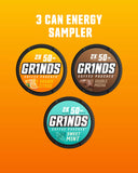 GRINDS primer plano de pouch y textura para apreciar material y sellado