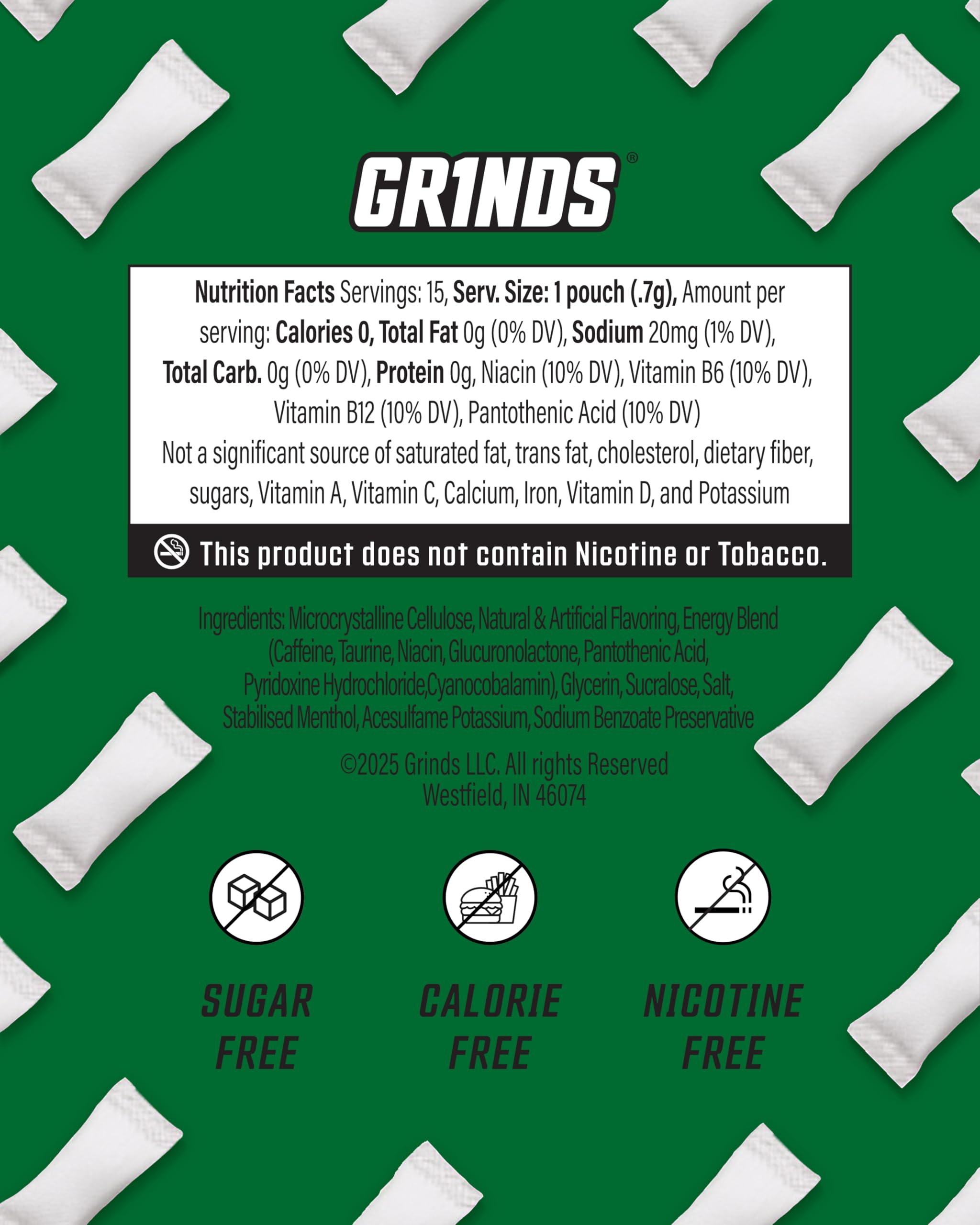 GRINDS pouches dentro de mochila como solución de energía en movimiento