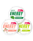 GRINDS frente del envase mostrando 15 pouches y beneficio portátil