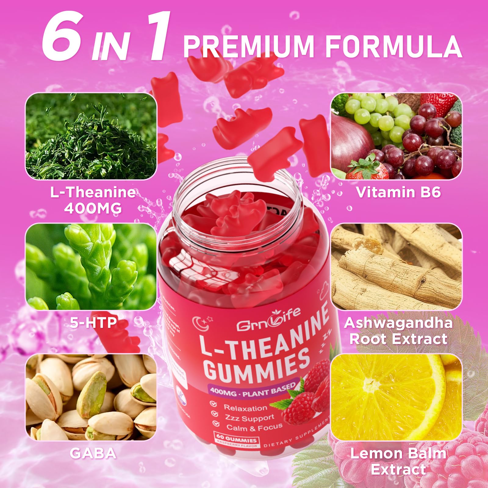 GrnLife etiqueta con lista de ingredientes y dosis claras