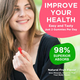 Etiqueta nutricional de GrnLife con información de calcio, magnesio, zinc y D3