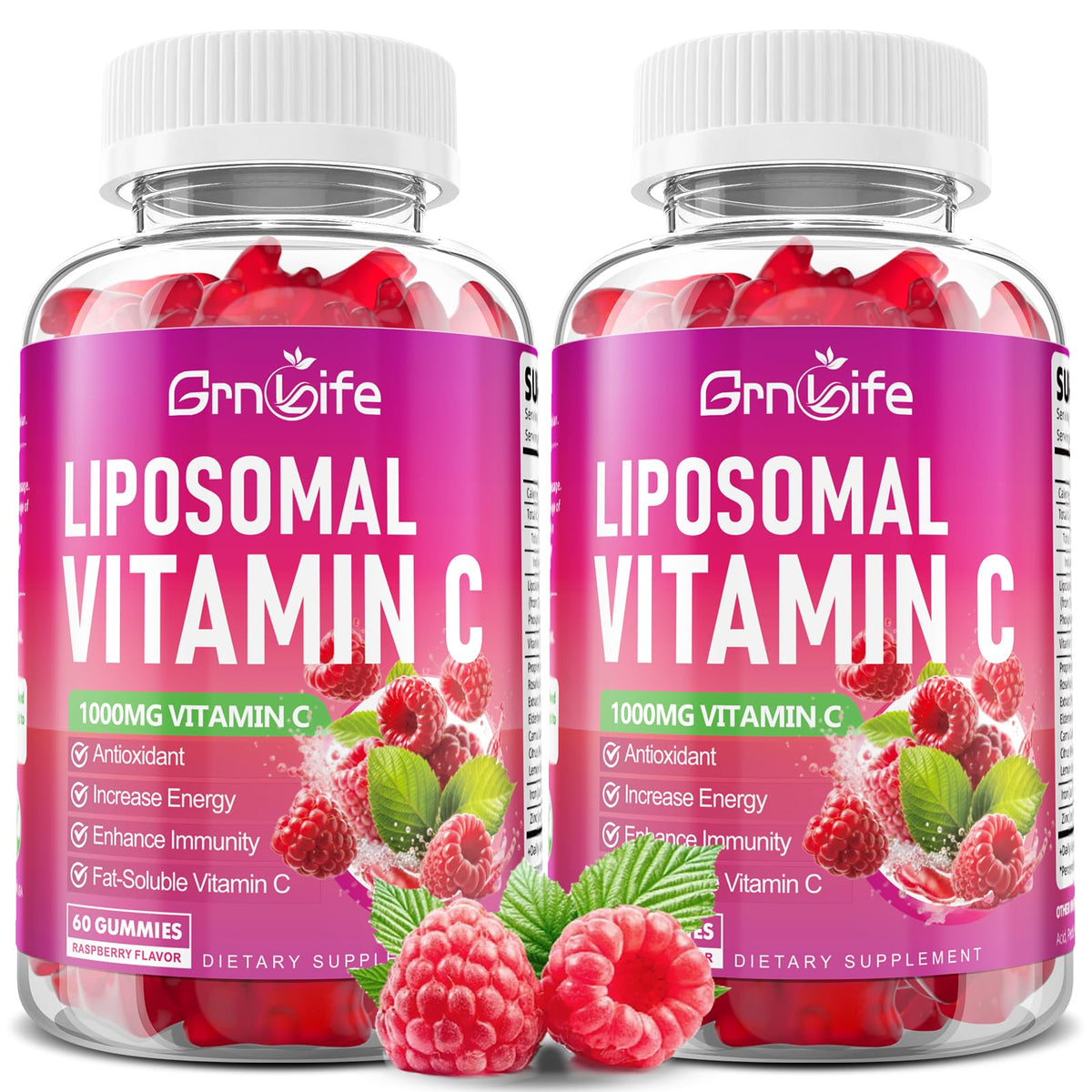 GrnLife frente del empaque mostrando el envase y beneficios clave