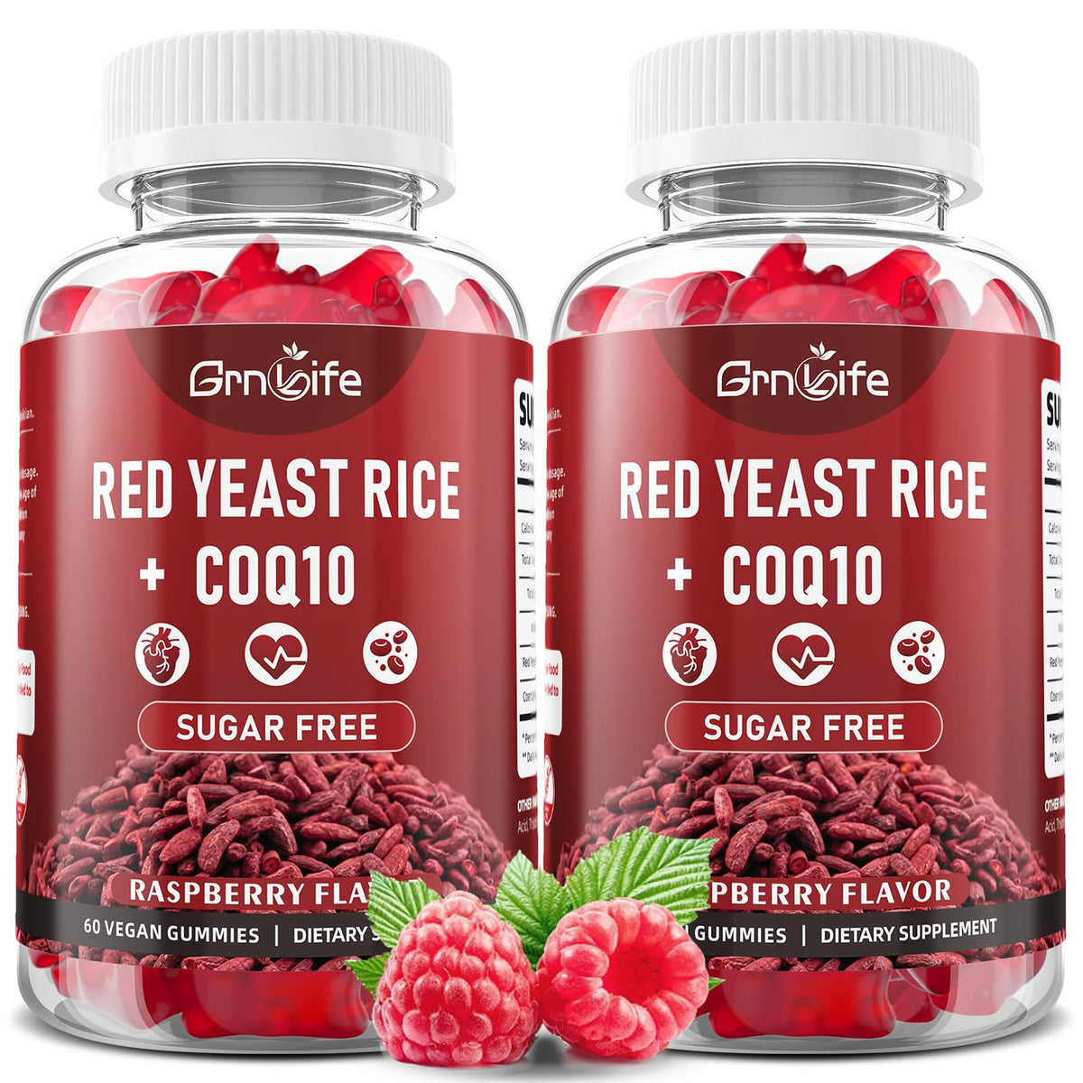 GrnLife frontal del envase mostrando gomitas y beneficios
